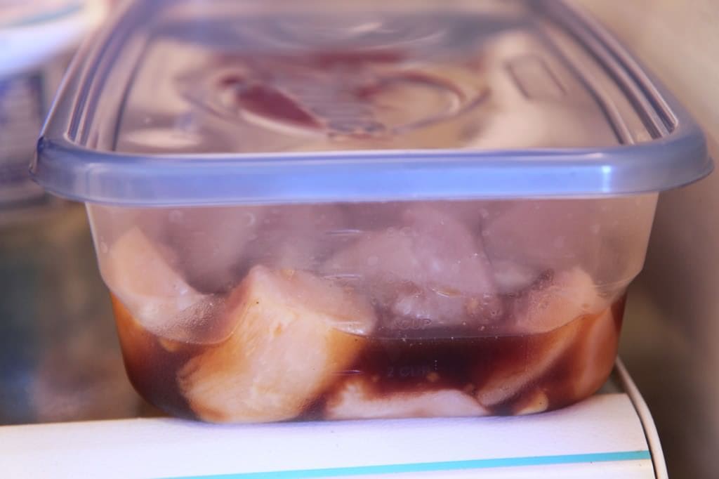 marinating kabobs