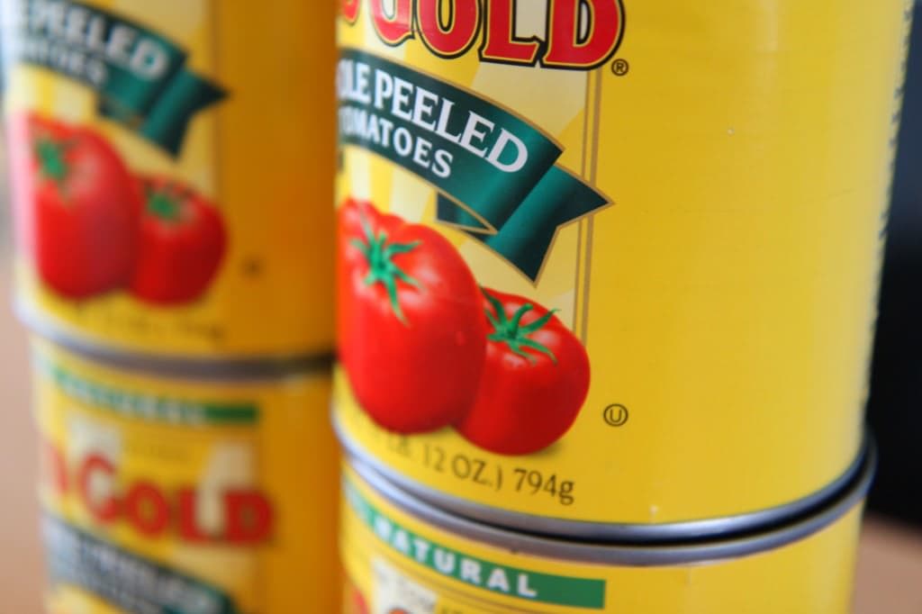 canned tomatoes