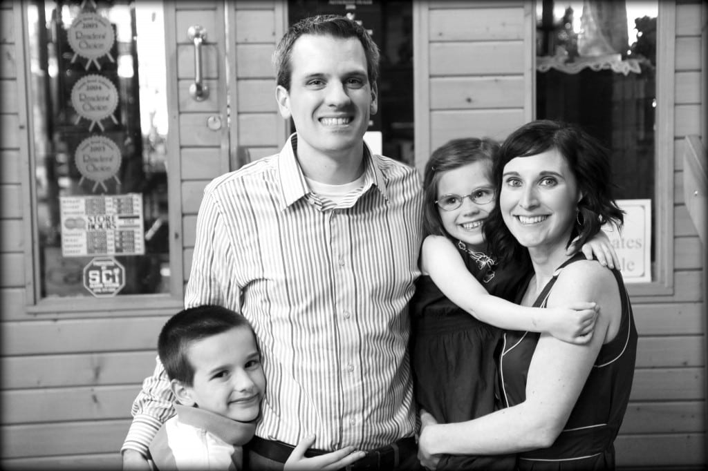 dad celebration bw