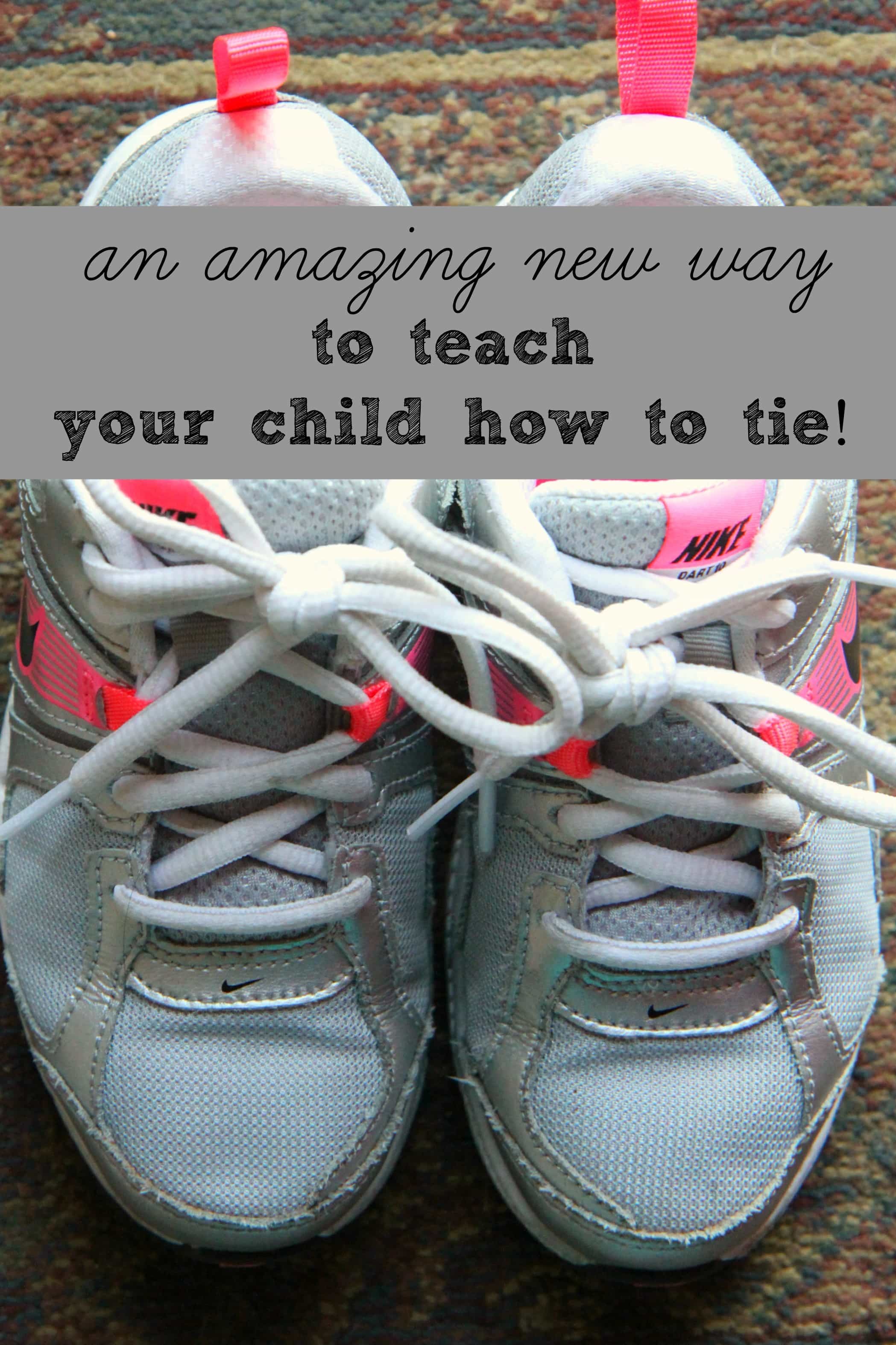 A New Way to Teach Your Child to Tie Their Shoes