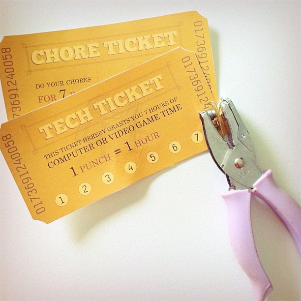 Chore Tickets