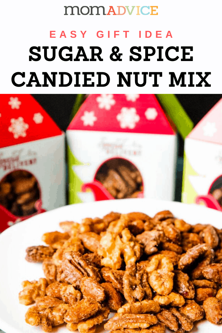 Sugar & Spice Candied Nut Mix from MomAdvice.com
