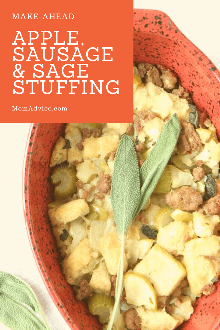 Apple,Sausage & Sage Stuffing MomAdvice.com