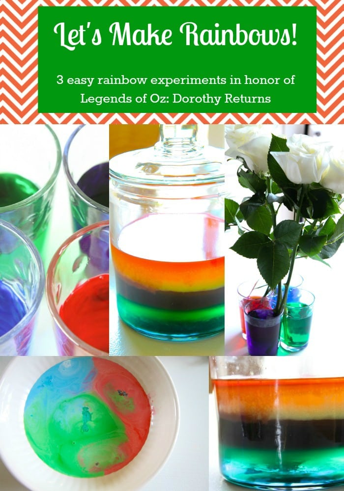 Rainbow Science Experiments from MomAdvice.com