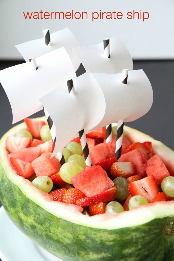 Watermelon Pirate Ship from MomAdvice.com