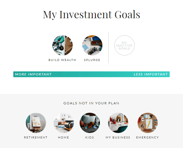 Investment Goals with Ellevest