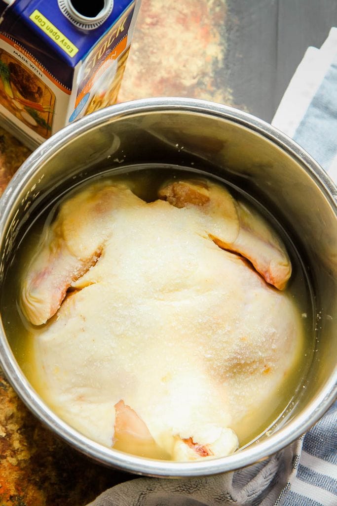 Pressure Cooking Chicken For Chicken Noodle Soup