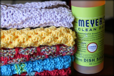 Green Spring Cleaning Craft: Knitted Dishcloths & ...