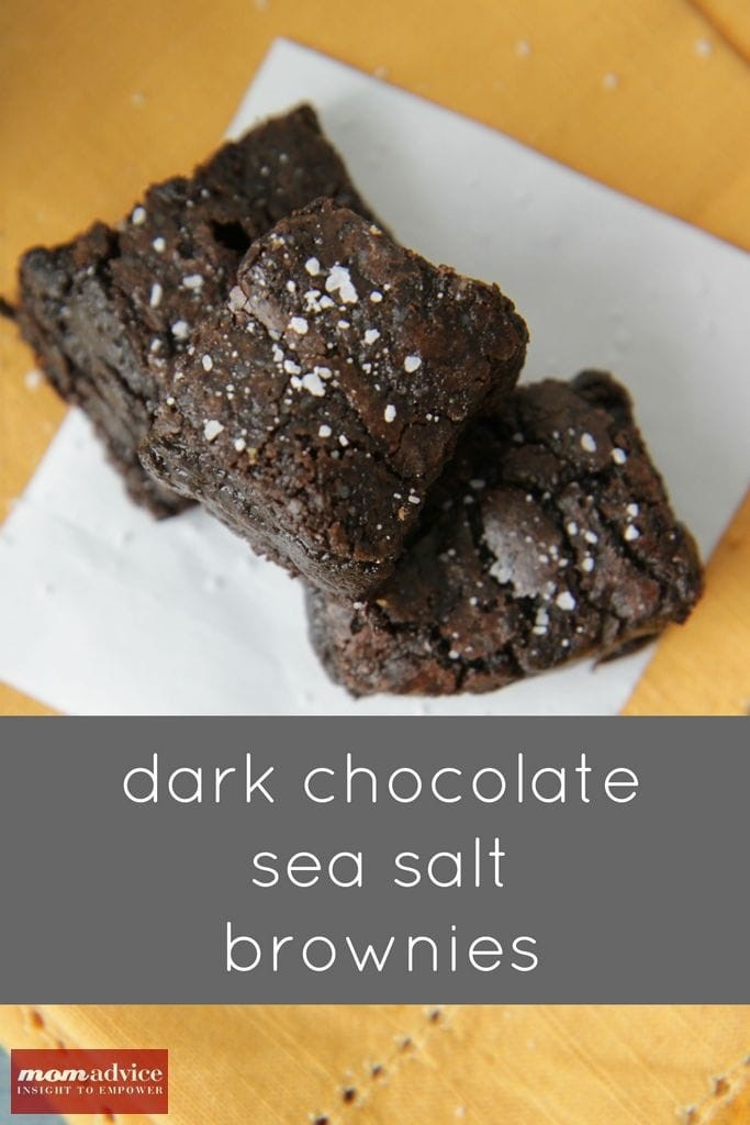 Dark Chocolate & Sea Salt Brownies 