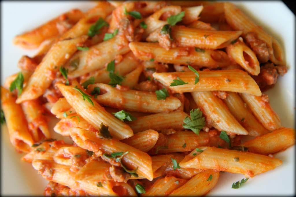 Penne With Spicy Vodka Cream Sauce - MomAdvice