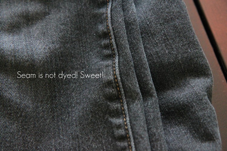 How To Dye a Faded Pair of Jeans from MomAdvice.com.