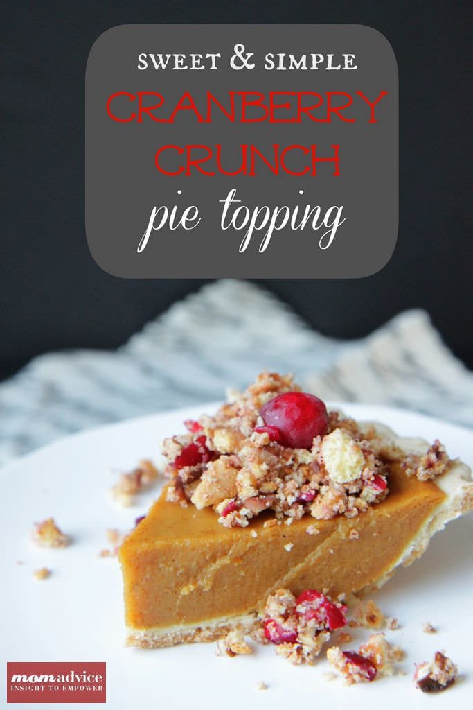 Dressing Up Store-Bought Pies: Cranberry Crunch Pie Topping