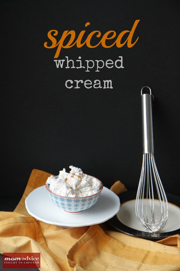Dressing Up Store-Bought Pies: Spiced Whipped Cream Recipe