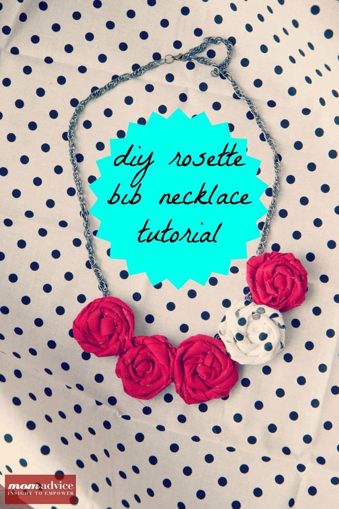Rosette Bib Necklace