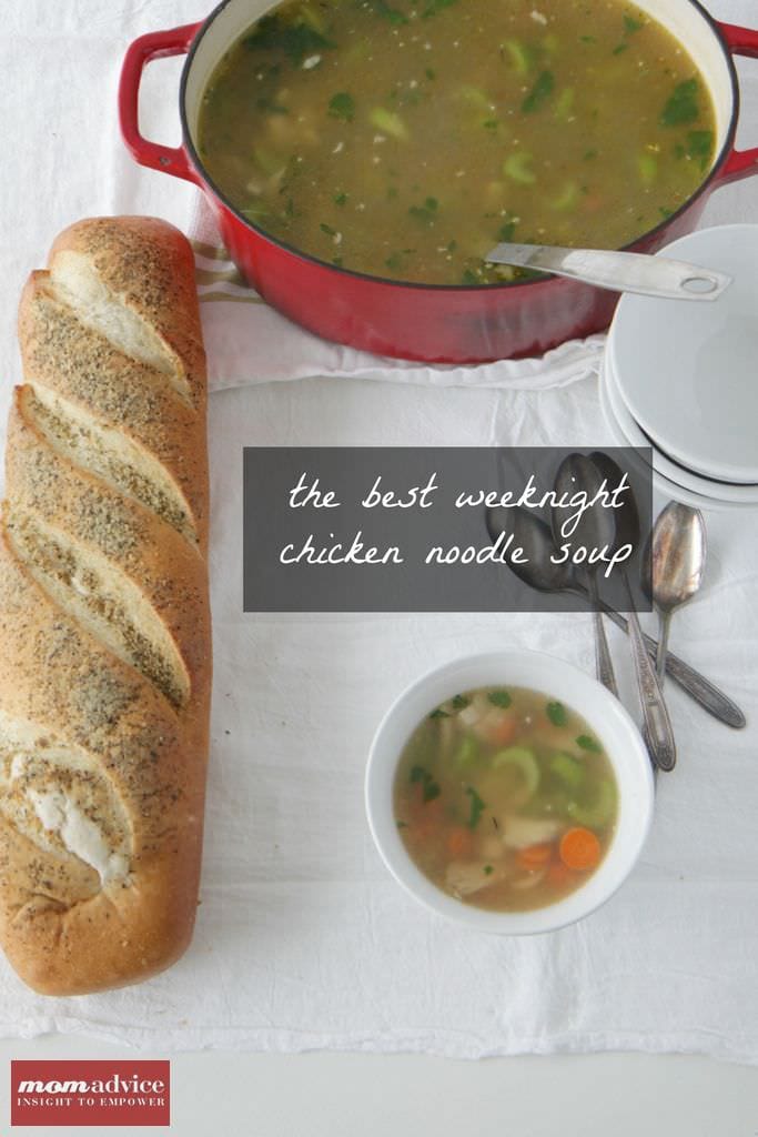 Weeknight Chicken Noodle Soup - MomAdvice