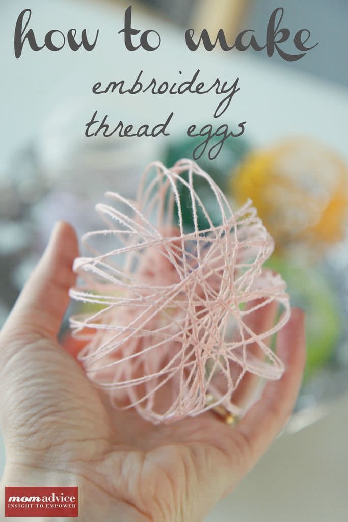 How to Make Embroidery Thread Eggs