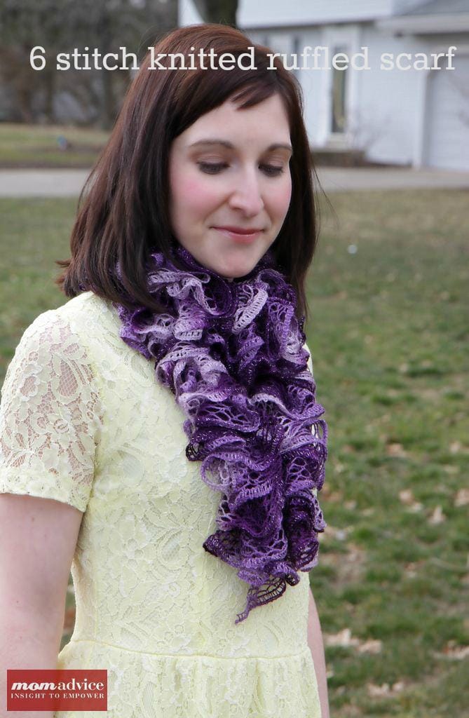 Craft item....Hand Knitted Sashay Scarf...46 inches long