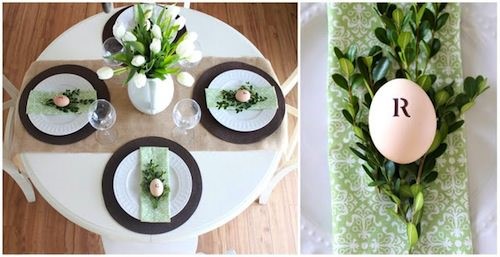 Simple Spring Tablescape