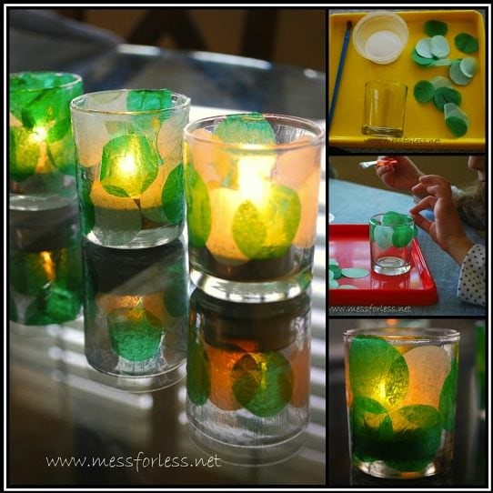 candle collage