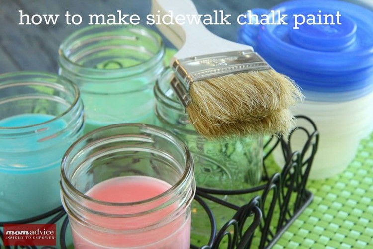 Homemade Sidewalk Chalk Paint Recipe