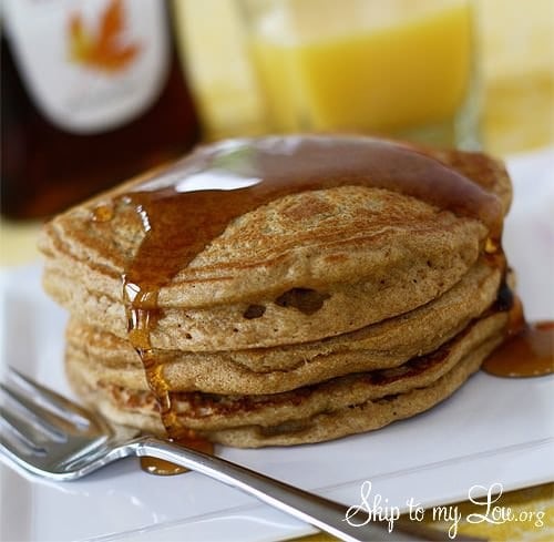 Whole-Wheat-and-Flax-Pancakes