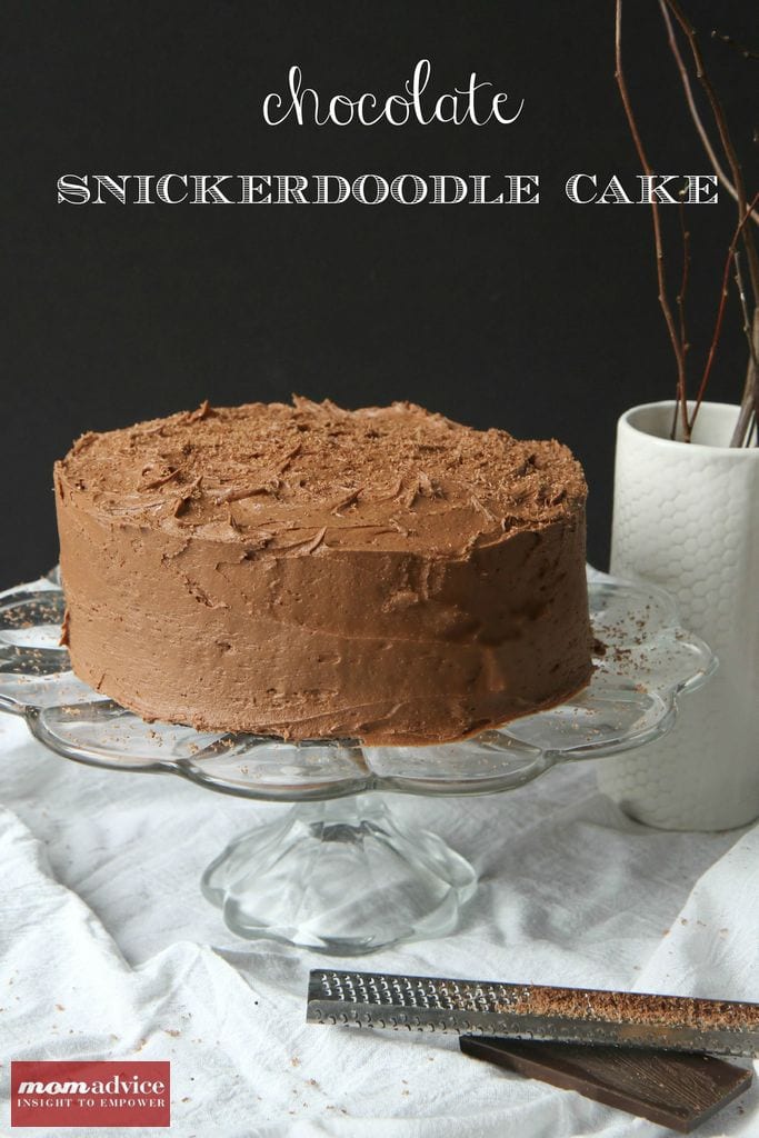 Chocolate Snickerdoodle Cake
