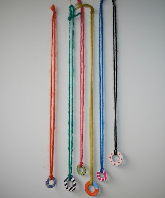 Recycled necklaces