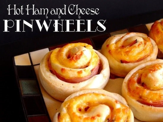 ham & cheese pinwheels