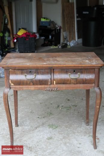 How to Easily Stain Furniture by MomAdvice.com.