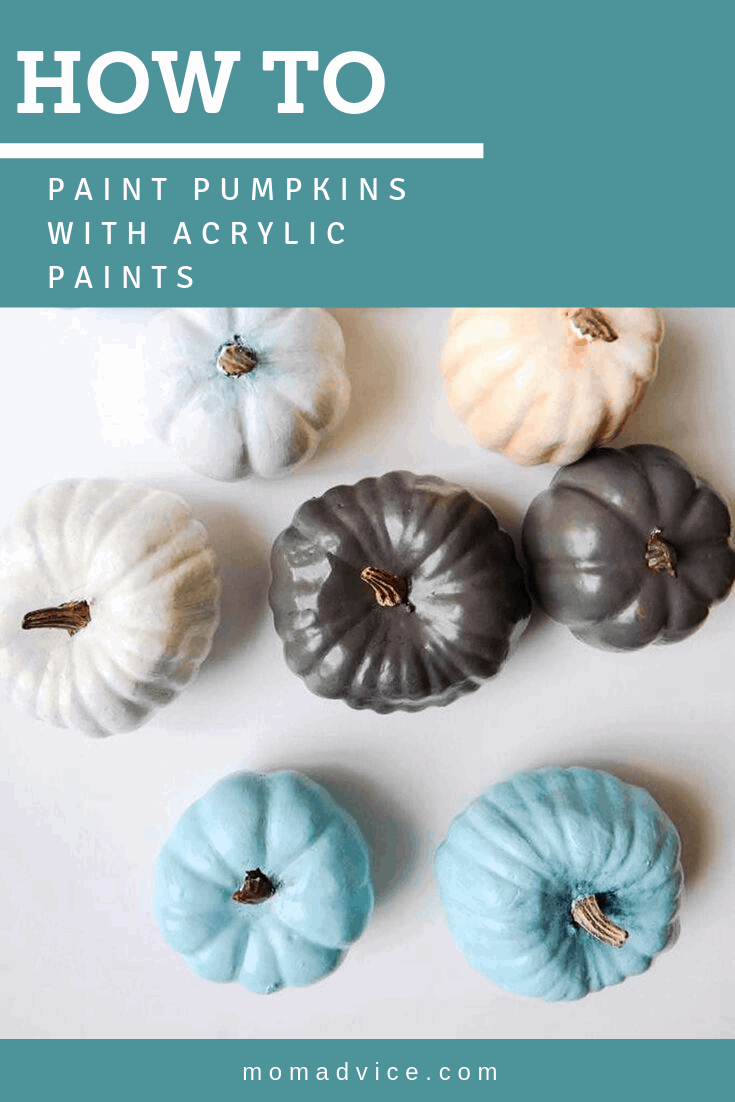 How to Paint Pumpkins with Acrylic Paints from MomAdvice.com