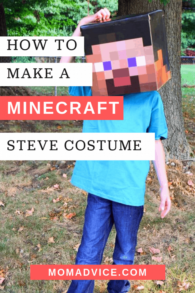 How to Make a Minecraft Steve Costume for Halloween - MomAdvice