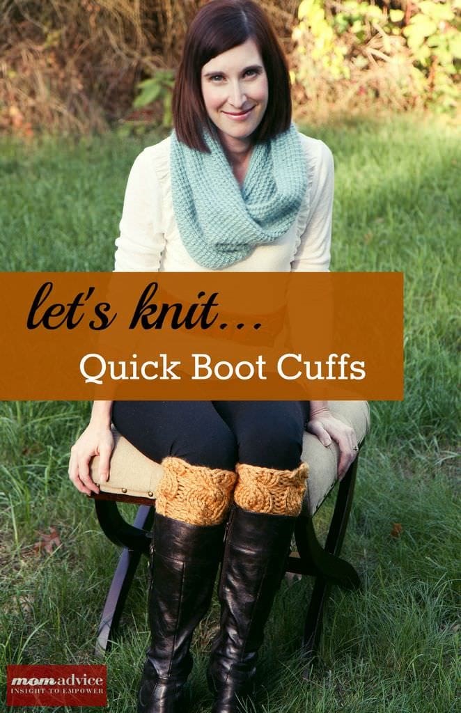 knitted boot cuffs