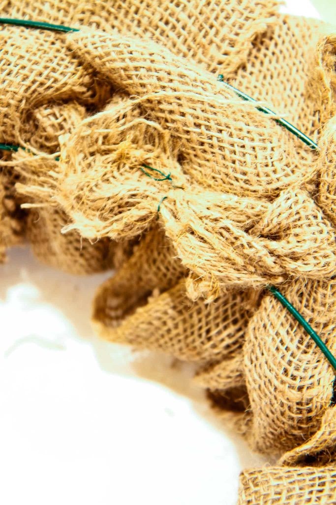 How to Make a Burlap Wreath
