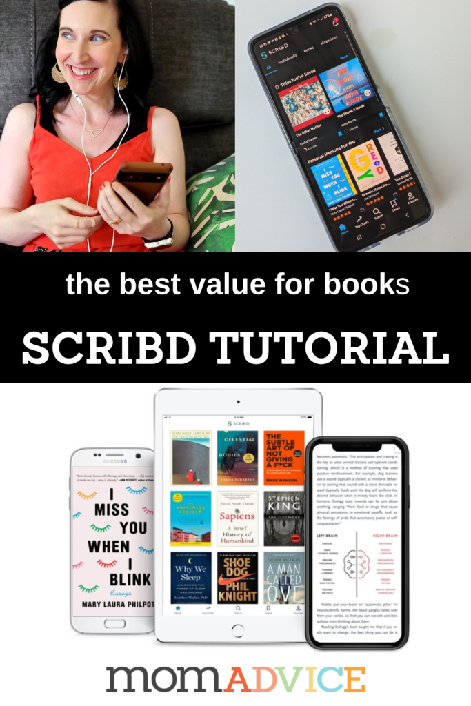 How to Use Scribd for Your Reading Life from MomAdvice.com