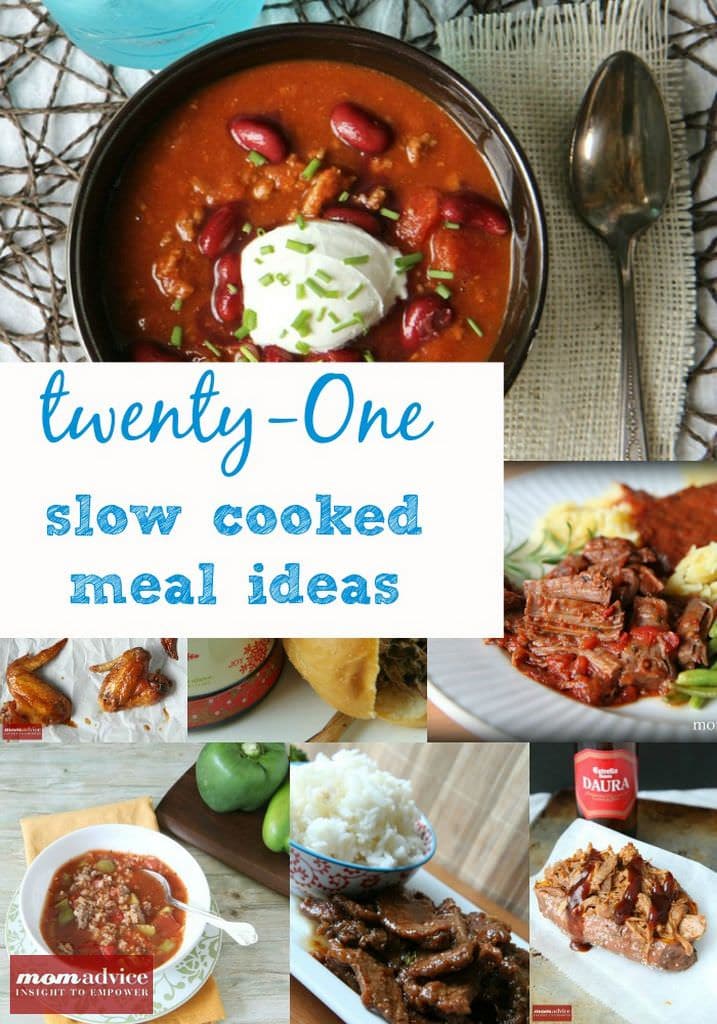 21 Easy Slow Cooker Meals from MomAdvice.com