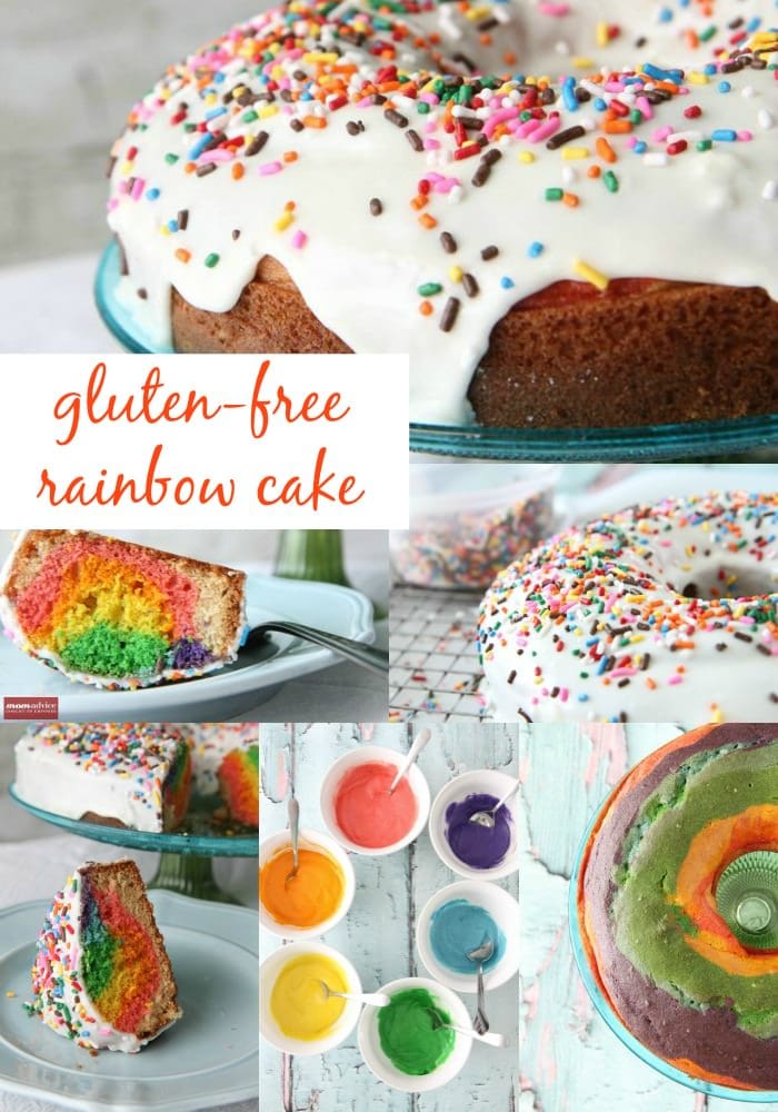 Gluten-Free Rainbow Bundt Cake