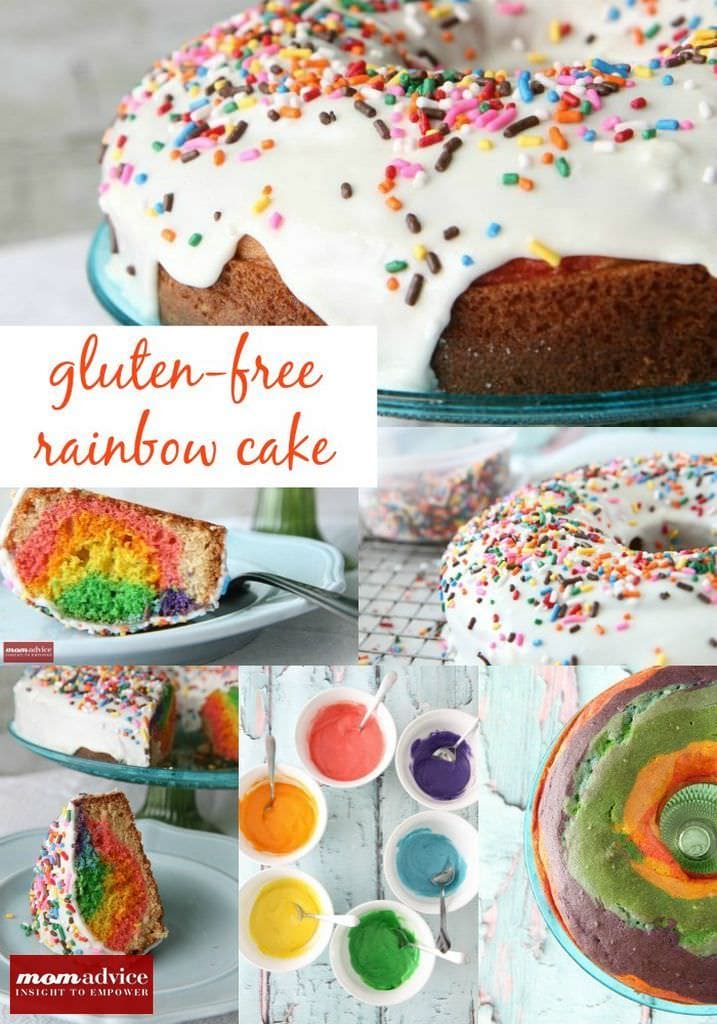 Gluten-Free Rainbow Bundt Cake - MomAdvice