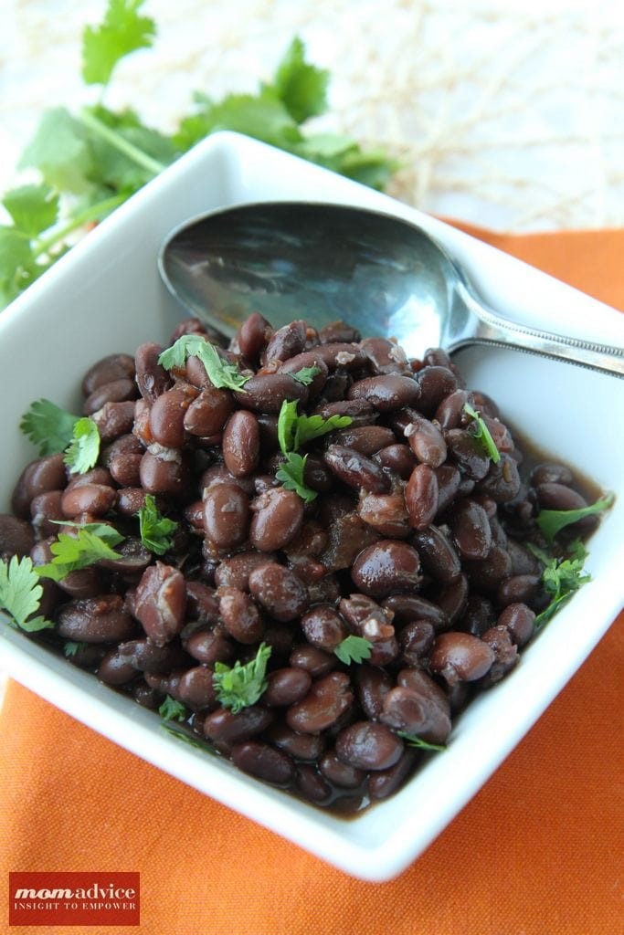 Slow Cooker Mexican Black Beans from MomAdvice.com.