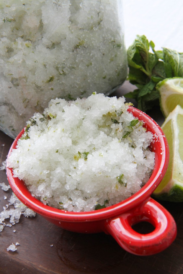 Easy-to-make Mojito Bath Salts