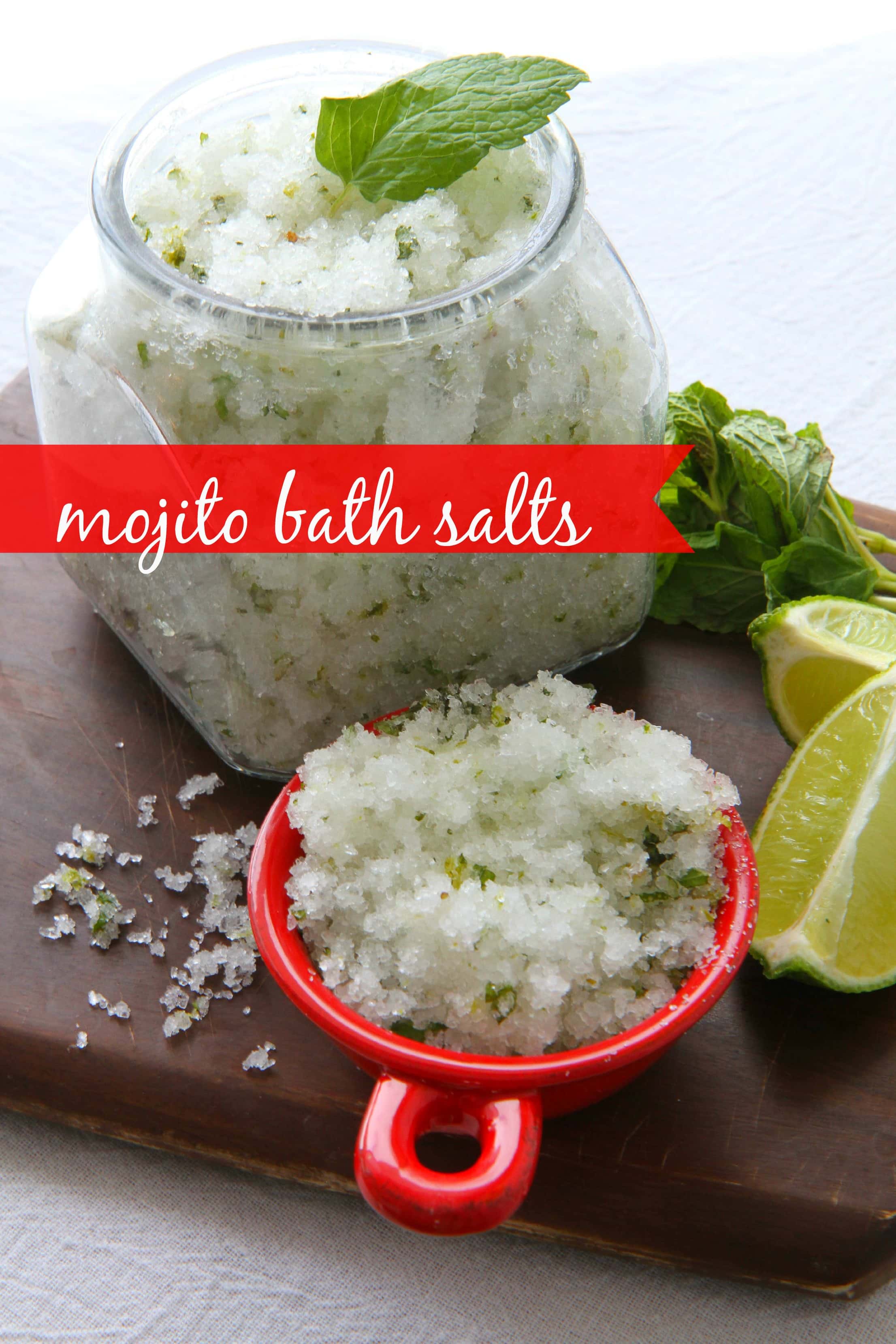 How to Make DIY Mojito Bath Salts