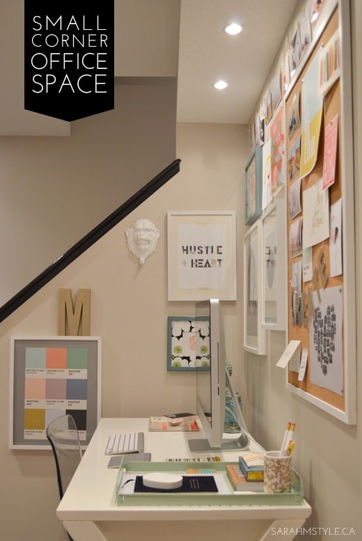 Small corner office - Sarah M Style