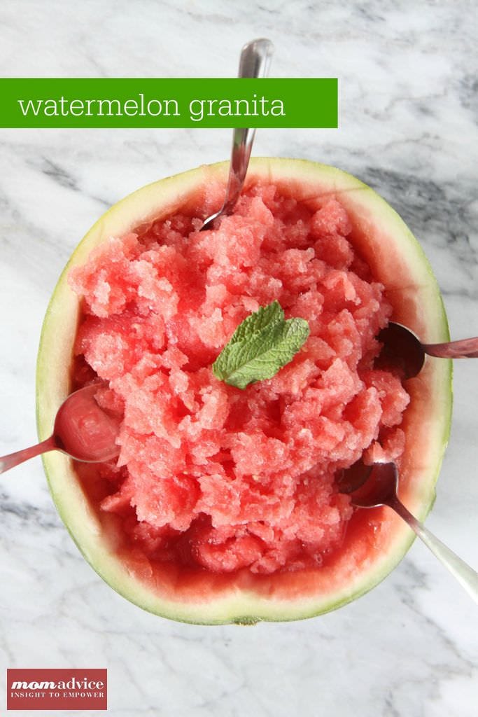 3-Ingredient Watermelon Granita - MomAdvice