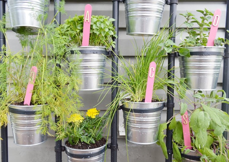 DIY IKEA herb garden