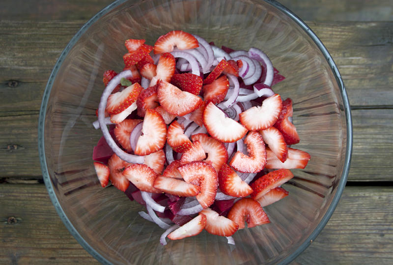 A Sensational Beet and Strawberry Summer Salad