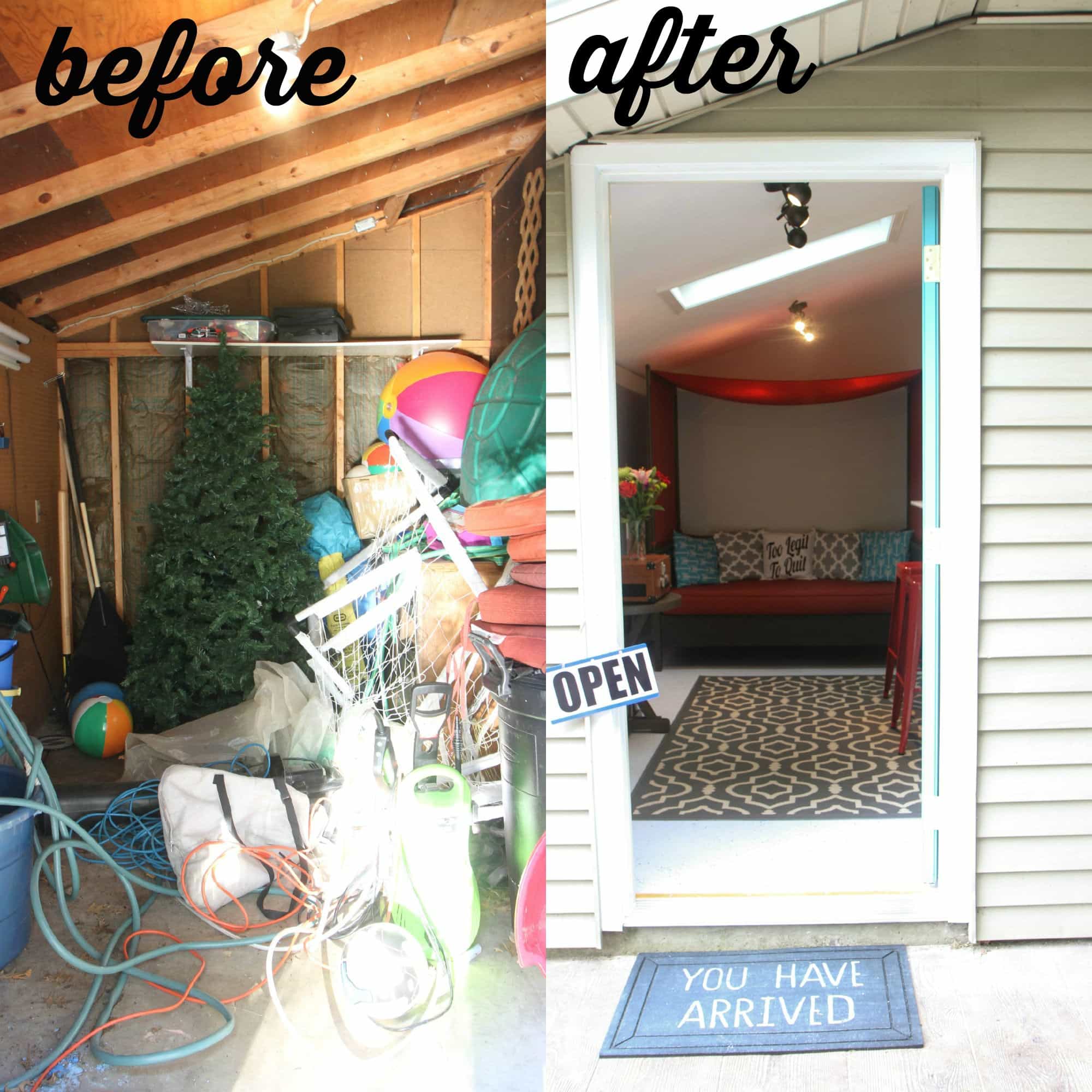 How to Makeover a Shed Into a Bonus Room (Tour Our Shed!)