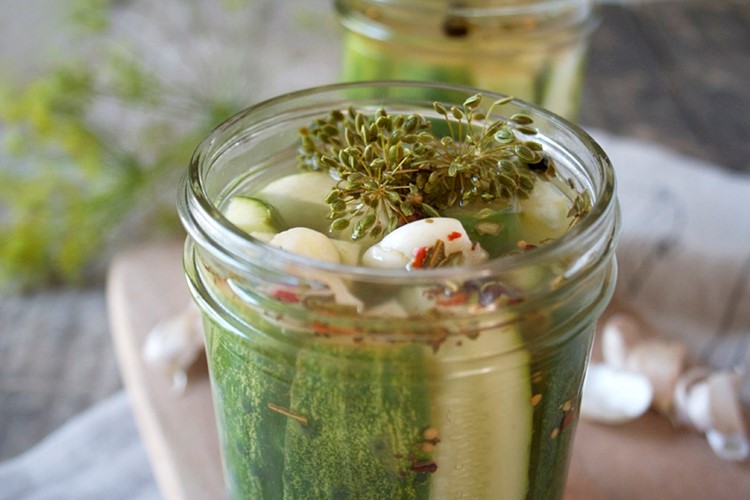 Refrigerator Pickles - Canning Made Easy | momadvice.com