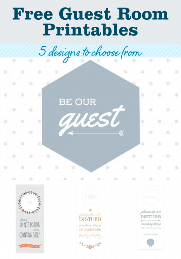 Make a Guest Room Welcome Basket (With 5 FREE Printables) - MomAdvice