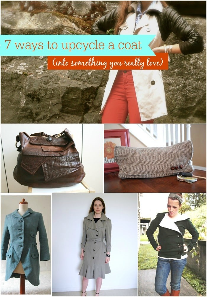 7 Ways to Upcycle a Coat Into Something You Really Love from MomAdvice.com