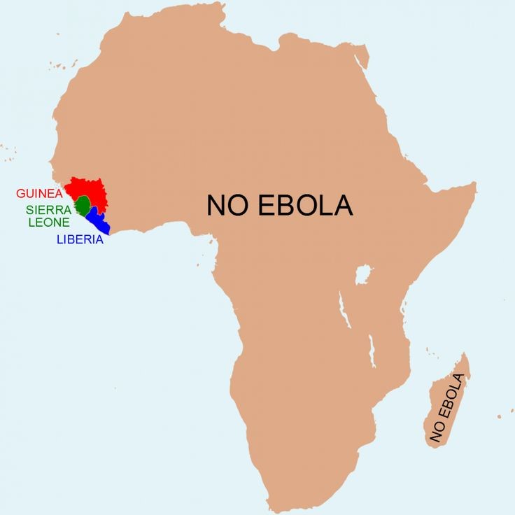 Africa without Ebola via Washington Post