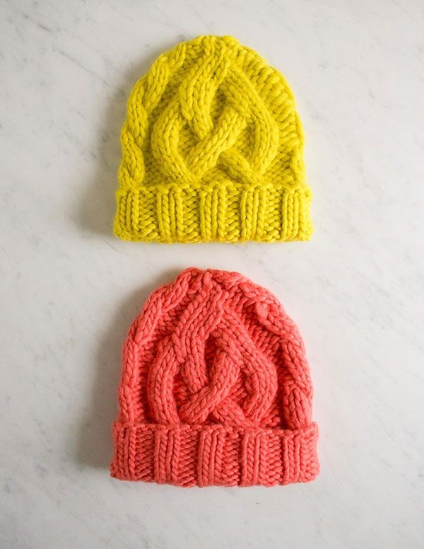 Cable Hat via Purl Bee